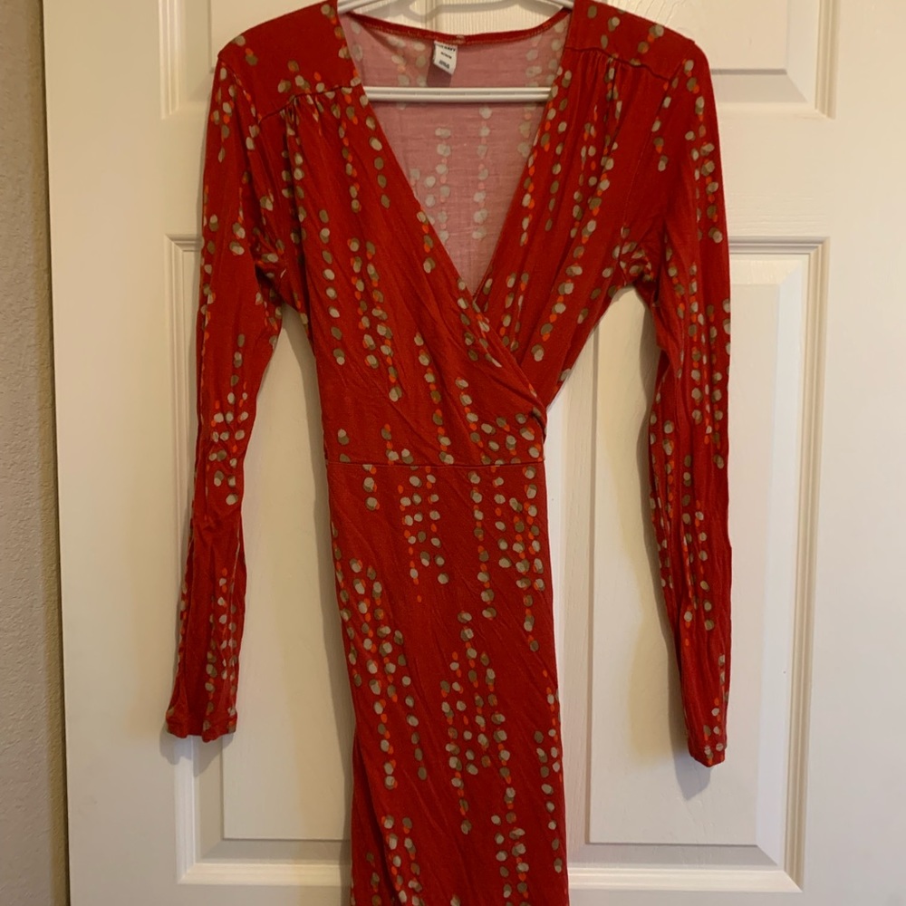 Wrap style dress